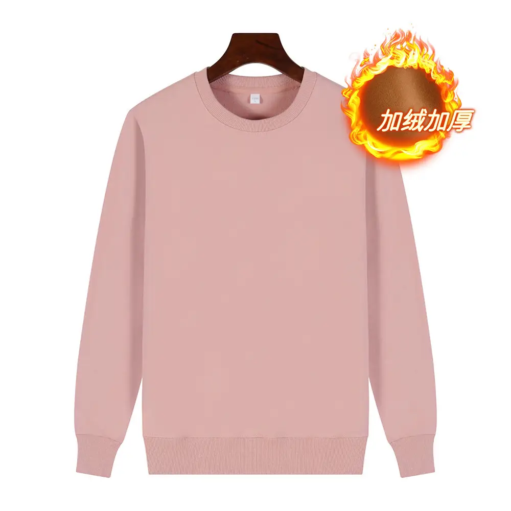Red Cotton Round Neck Sweatshirt for Men - Image 15