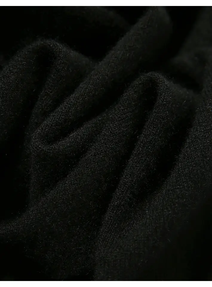 Women Button Slit Knit Cardigan Black 2025 — feature 18