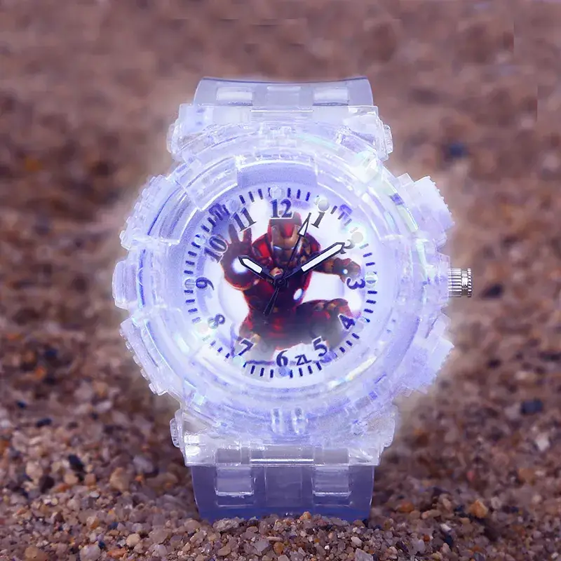 Iron Man Kids Watch Green Crystal Quartz Gift - Image 8