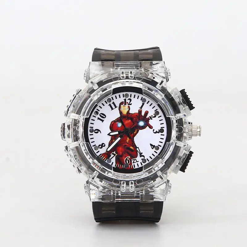 Iron Man Kids Watch Green Crystal Quartz Gift - Image 2