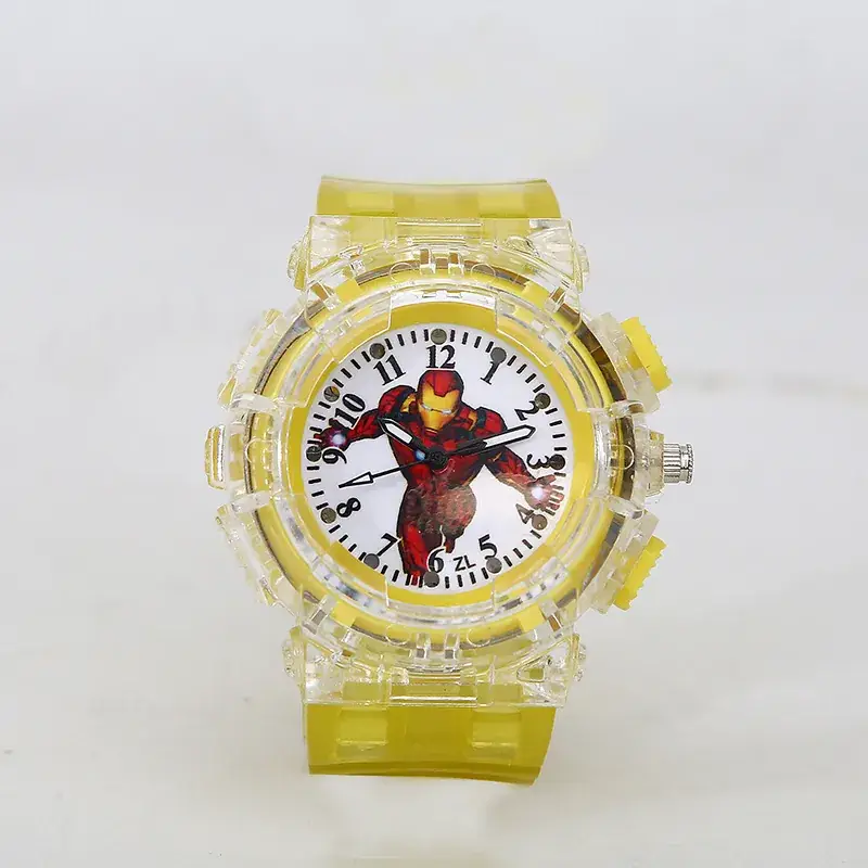 Iron Man Kids Watch Green Crystal Quartz Gift - Image 7