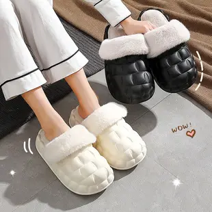 Men Winter Woolen Slippers Blue Warm Indoor Outdoor — feature 19