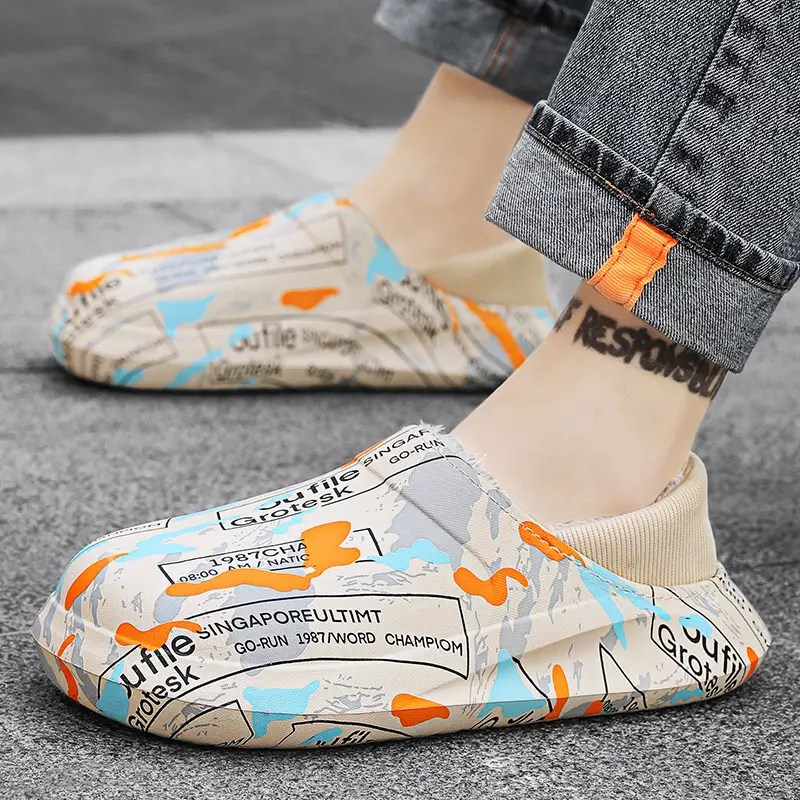 Men's Cotton Slippers for Winter Indoor Use, Fleece-Lined for Warmth, Couple's Cotton Shoes with Covered Heel, Manufacturer's Low-Price Promotion - Image 5