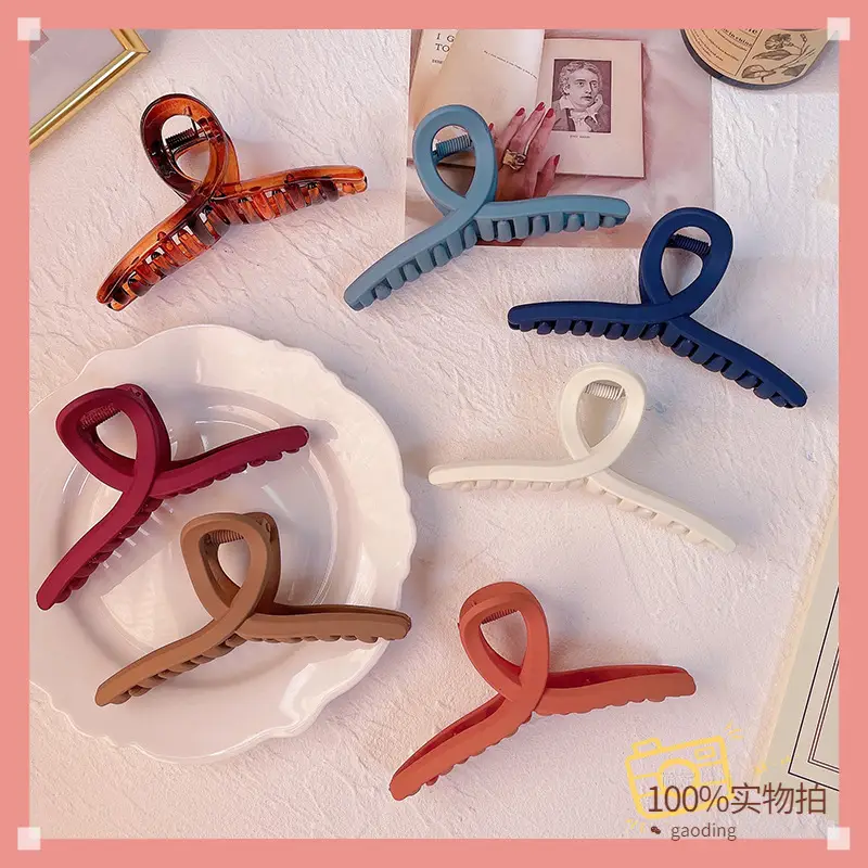New French Elegant Shark Clip Large Back Head Clip - Image 9