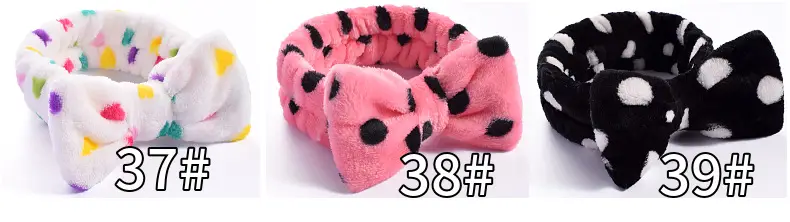 Pink Faux Fur Bow Hair Band for Women — feature 12