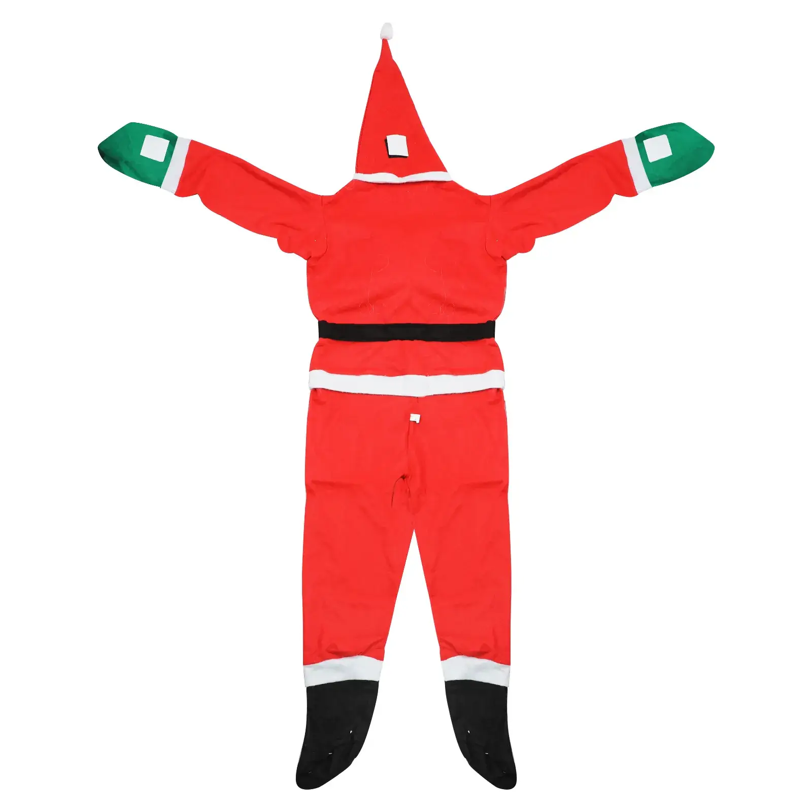 2024 Cross-Border New Velvet Santa Claus Wall Climbing Decoration Clothes Hangings Gift Holiday Decorations - Image 8