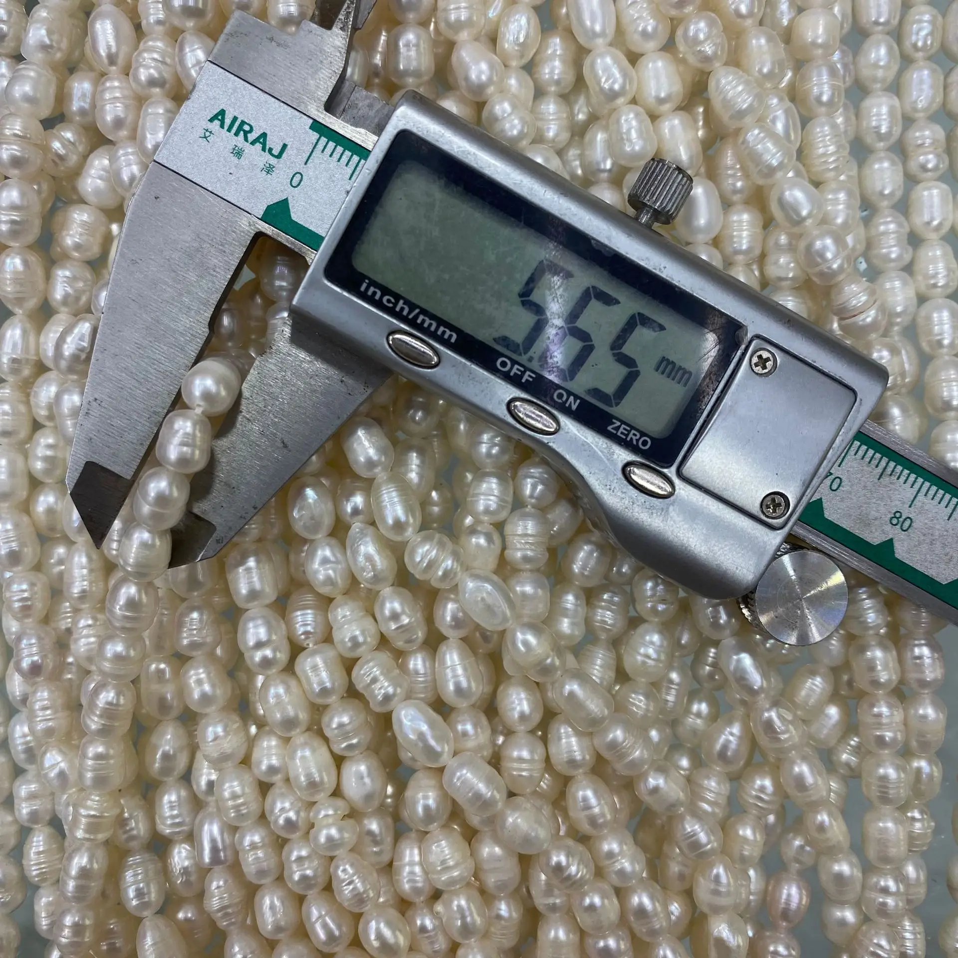 5-6mm White Pearl Beads for Jewelry DIY - Image 4