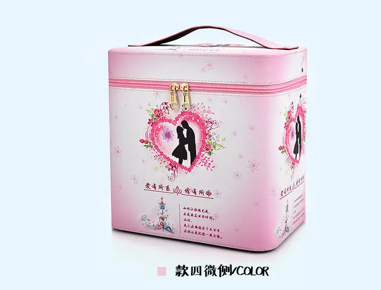 Large Capacity Cosmetic Storage Box with Travel Suitcase — feature 26