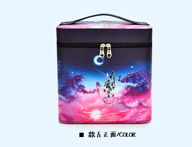 Large Capacity Cosmetic Storage Box with Travel Suitcase — feature 27