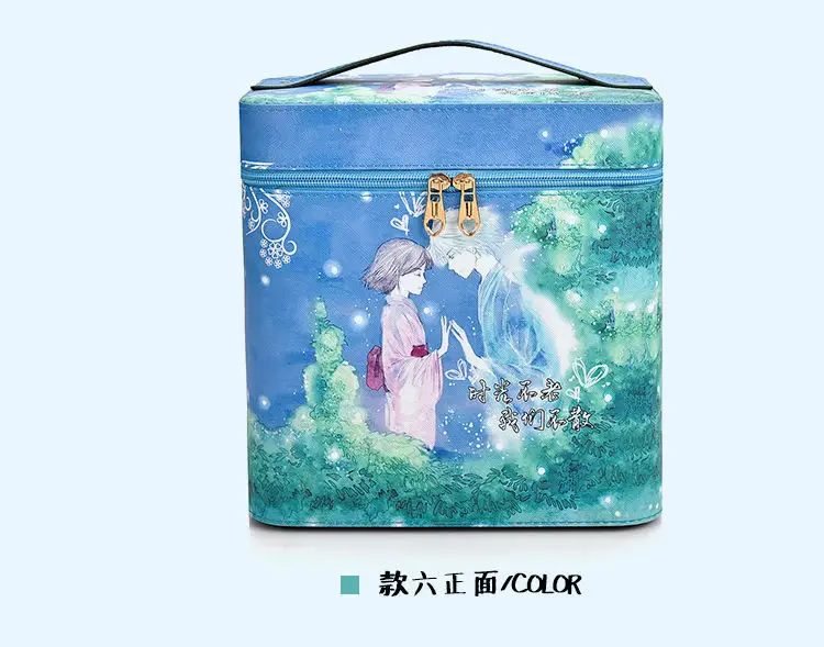 Large Capacity Cosmetic Storage Box with Travel Suitcase — feature 29