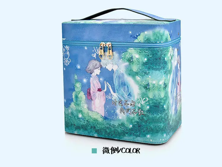 Large Capacity Cosmetic Storage Box with Travel Suitcase — feature 30