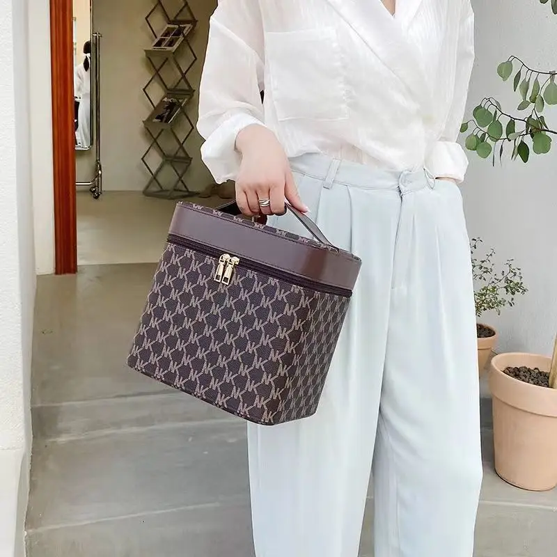 Large Capacity Cosmetic Storage Box with Travel Suitcase