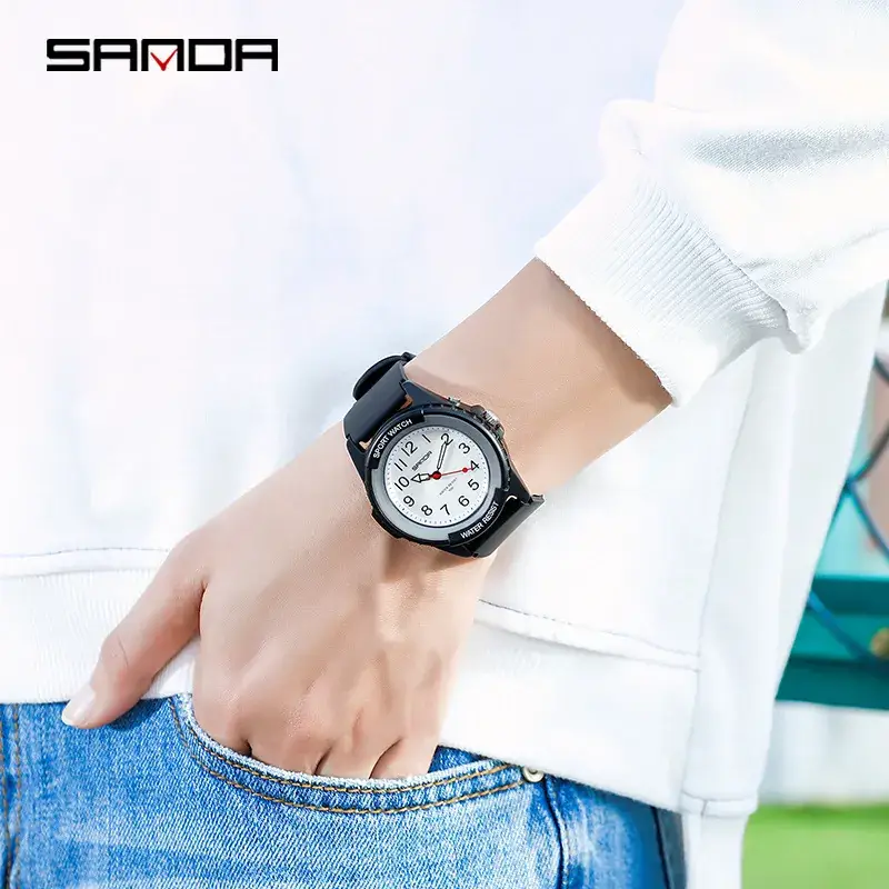 Sanda Quartz Watch for Men Women Sport Water Resistant - Image 14