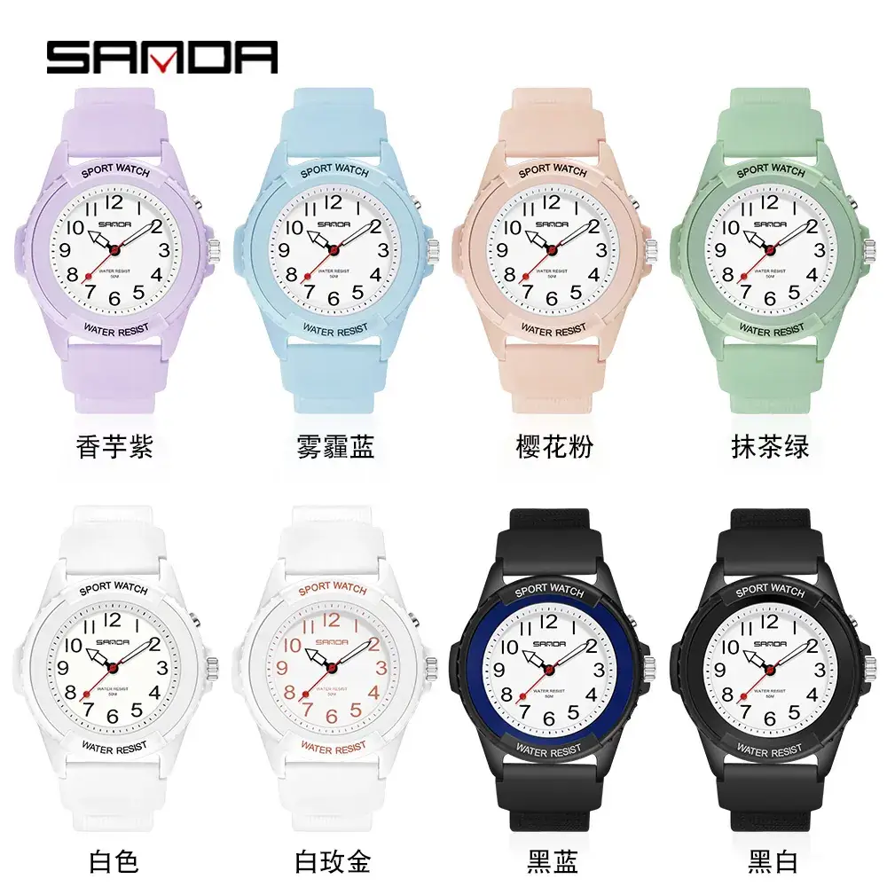 Sanda Quartz Watch for Men Women Sport Water Resistant - Image 15
