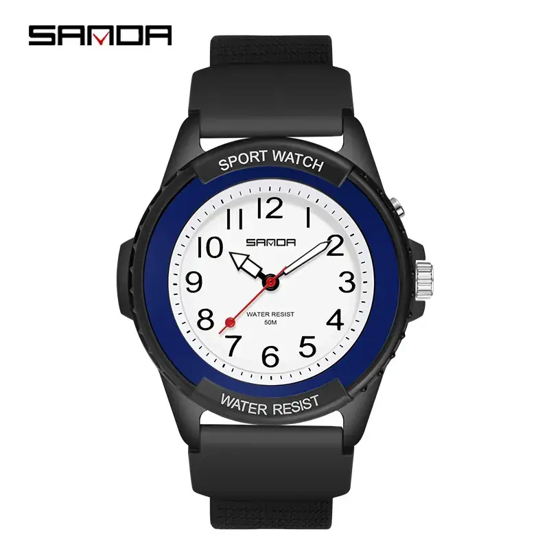 Sanda Quartz Watch for Men Women Sport Water Resistant - Image 11