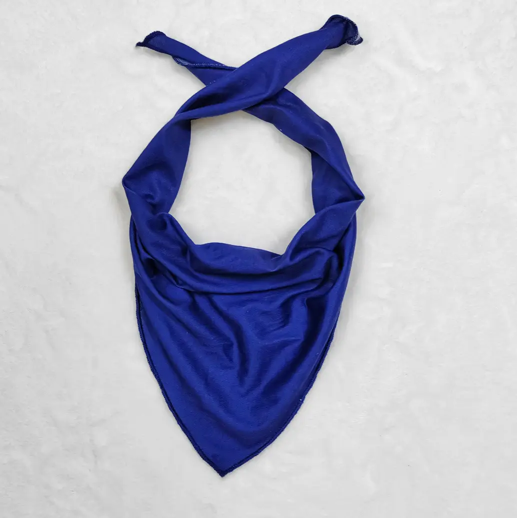 Red Triangle Scarf for Dog - Pure Color, 1 Pc