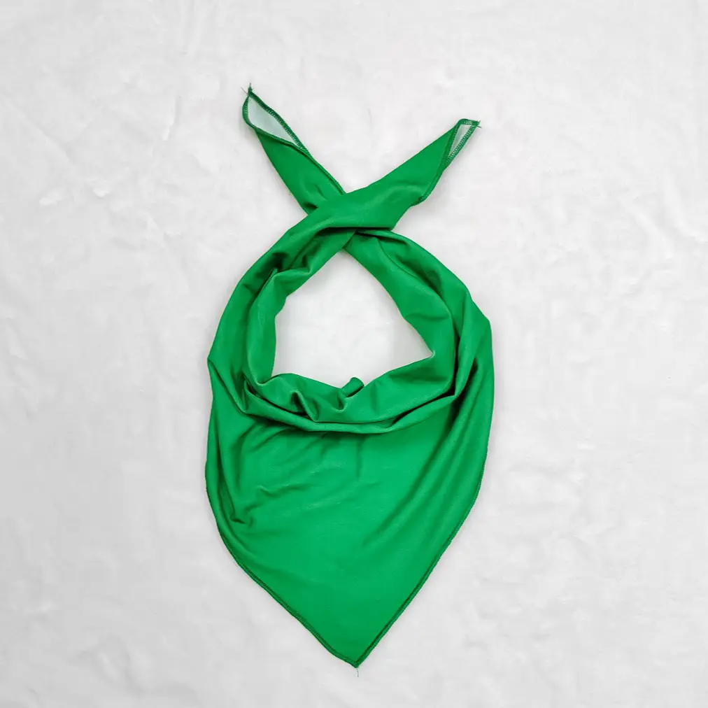 Red Triangle Scarf for Dog - Pure Color, 1 Pc