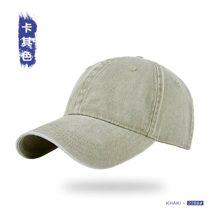 Vintage Washed Denim Cap Dark Blue Large - Image 11