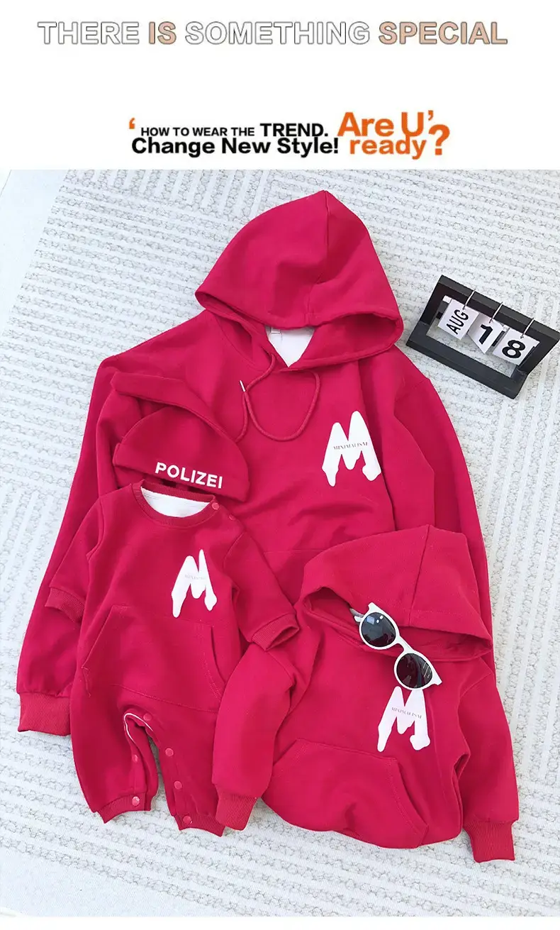 Red Hooded Velvet Sweatshirt for Kids & Teens 2025 — feature 11