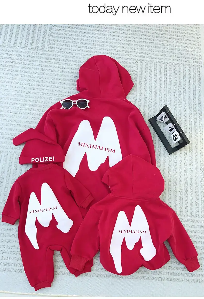 Red Hooded Velvet Sweatshirt for Kids & Teens 2025 — feature 13