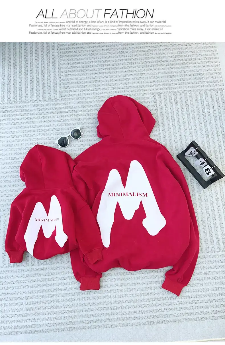 Red Hooded Velvet Sweatshirt for Kids & Teens 2025 — feature 14