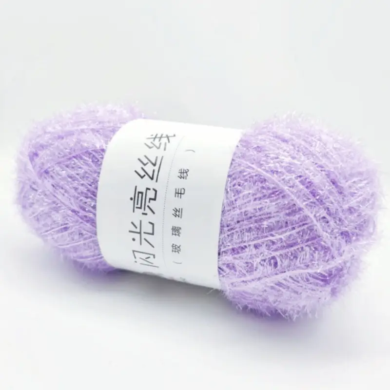 Korean Dish Towel Non-Stick Oil Bright Silk Thread Glass Silk DIY Handmade Bag Strawberry Rag Glitter Gold Thread Wool