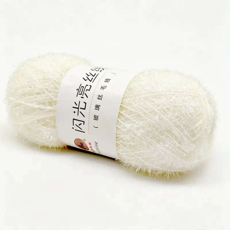 Korean Dish Towel Non-Stick Oil Bright Silk Thread Glass Silk DIY Handmade Bag Strawberry Rag Glitter Gold Thread Wool