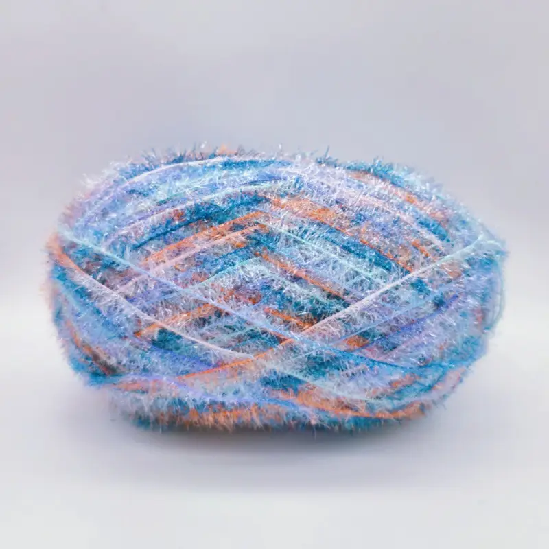 Korean Dish Towel Non-Stick Oil Bright Silk Thread Glass Silk DIY Handmade Bag Strawberry Rag Glitter Gold Thread Wool