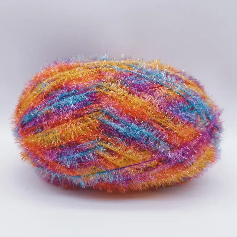 Korean Dish Towel Non-Stick Oil Bright Silk Thread Glass Silk DIY Handmade Bag Strawberry Rag Glitter Gold Thread Wool