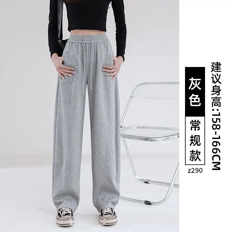 Women Wide Leg Sweatpants High Waist Straight Casual 2025 - Image 3