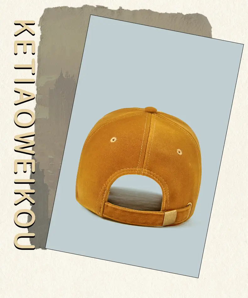 Men Black Duckbill Cap Large Circumference — feature 3