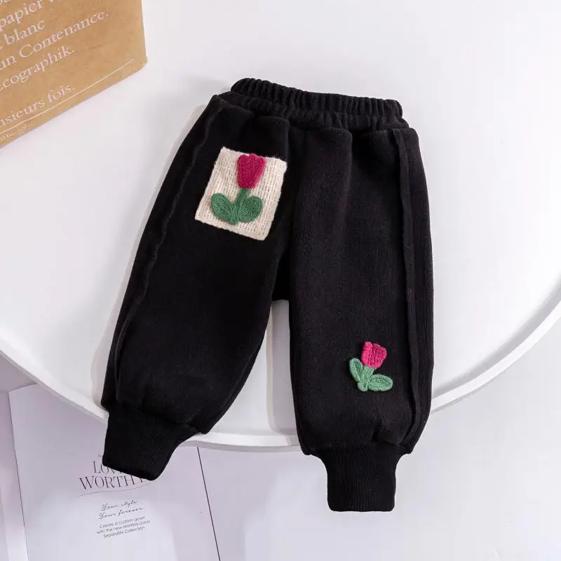 Cute Fleece Lined Leggings for Girls 2025 - Image 3