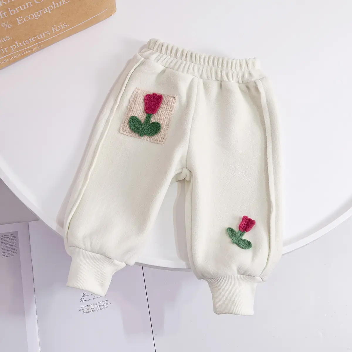 Cute Fleece Lined Leggings for Girls 2025 - Image 4