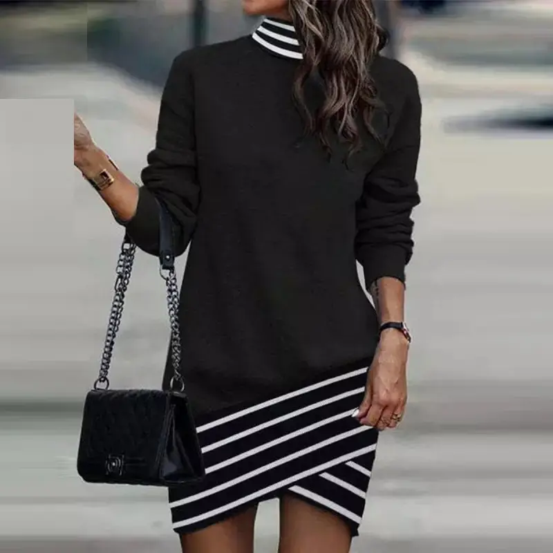 Striped black