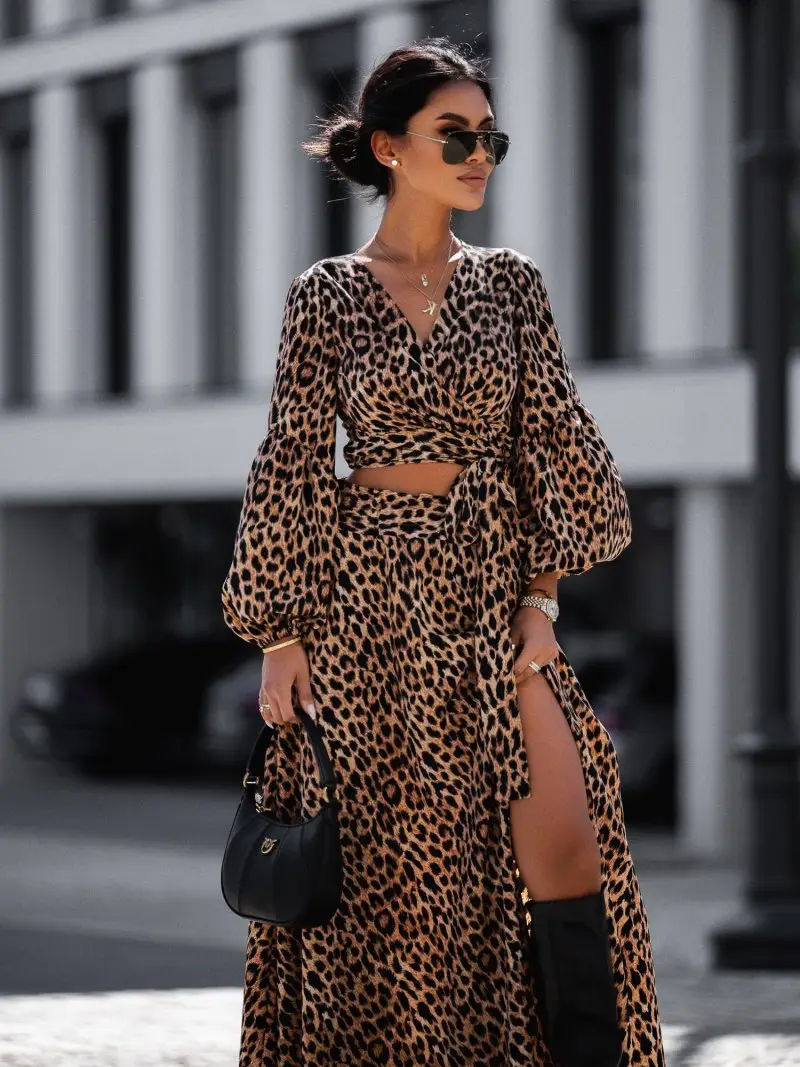 2022 Leopard Print Two-Piece Suit for Women — feature 3