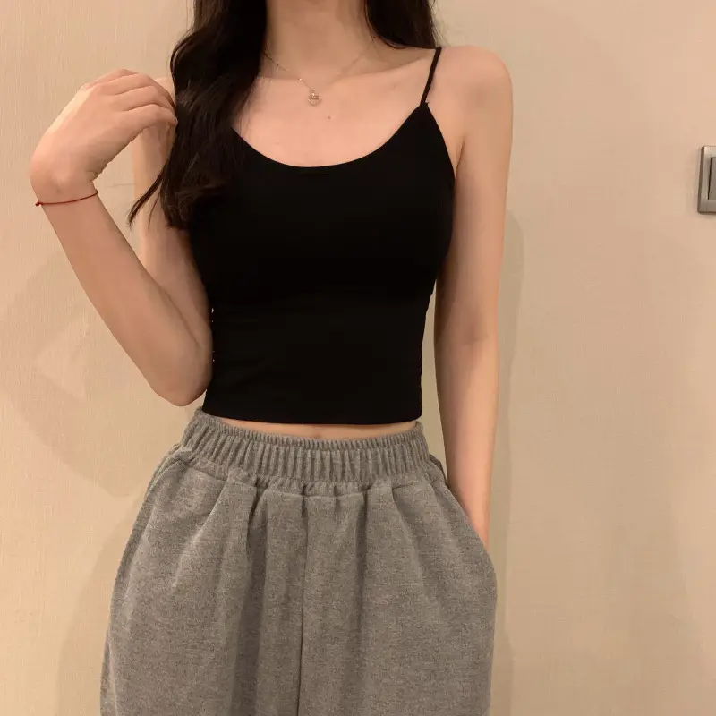 2022 Summer Camisole with Breast Pads for Women - Image 6