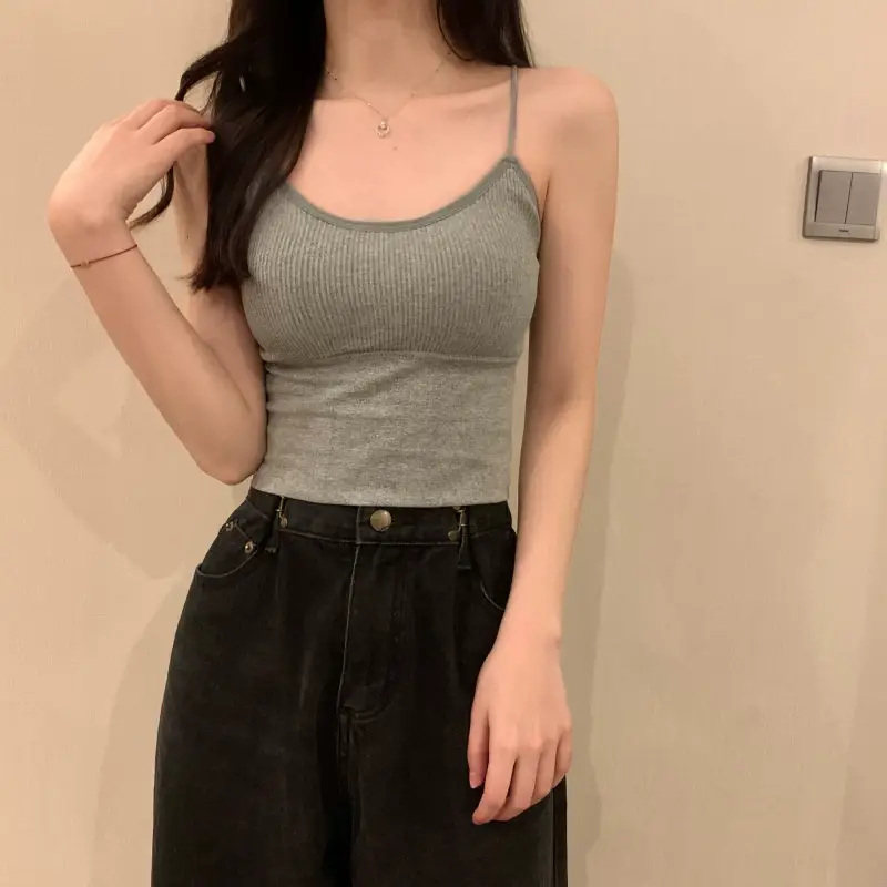 2022 Summer Camisole with Breast Pads for Women — feature 10