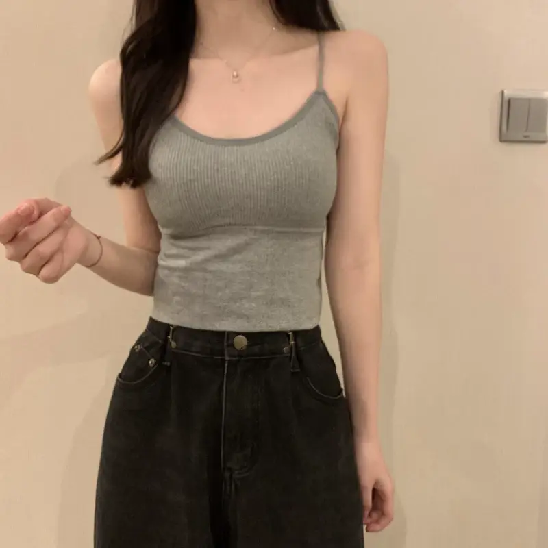 2022 Summer Camisole with Breast Pads for Women — feature 11