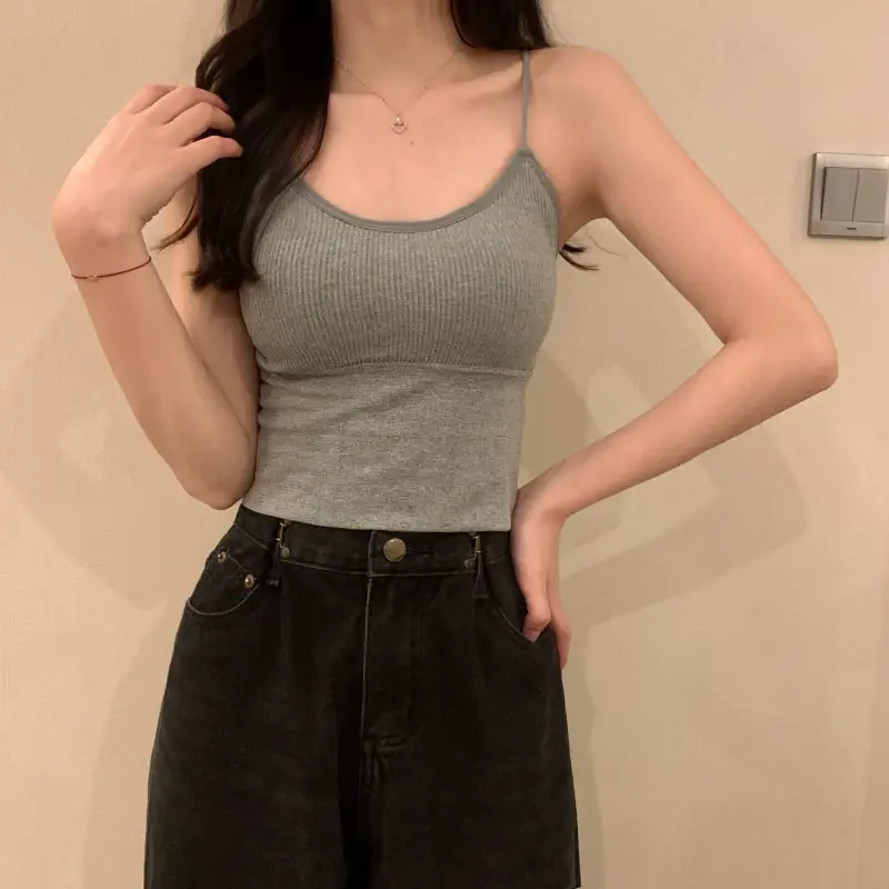 2022 Summer Camisole with Breast Pads for Women — feature 13