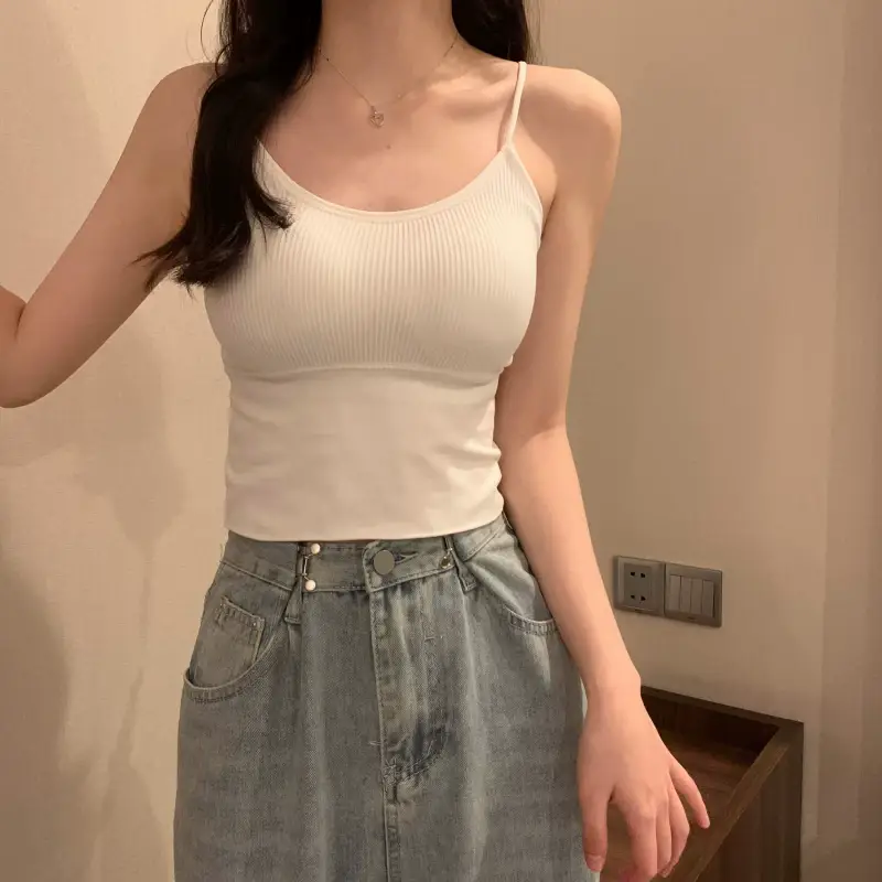 2022 Summer Camisole with Breast Pads for Women — feature 6