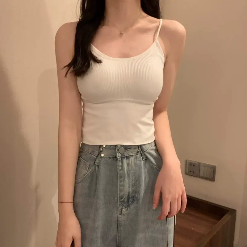 2022 Summer Camisole with Breast Pads for Women — feature 7