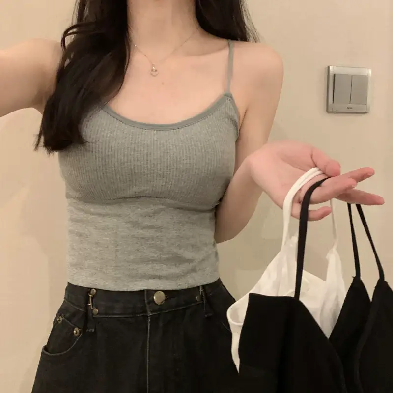 2022 Summer Camisole with Breast Pads for Women — feature 8