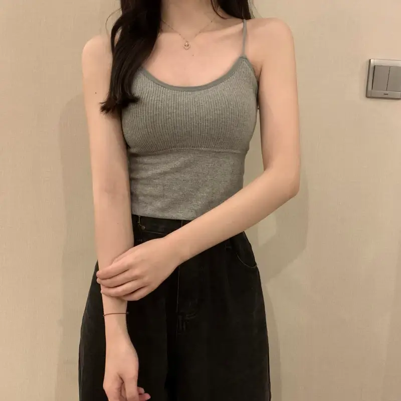 2022 Summer Camisole with Breast Pads for Women — feature 9