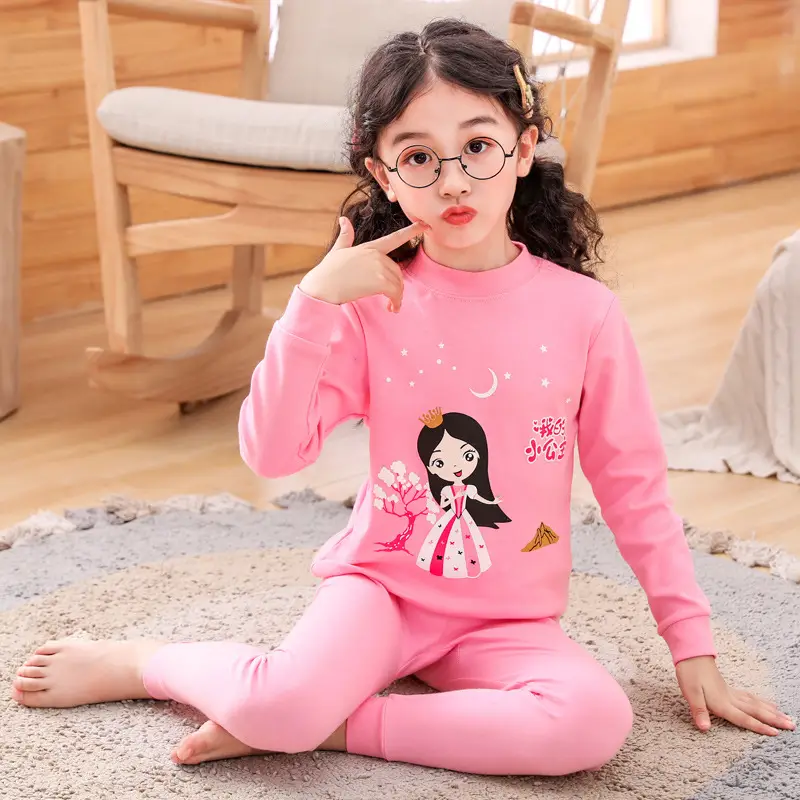 Autumn Kids Striped Sweater Pajamas Set - Image 8