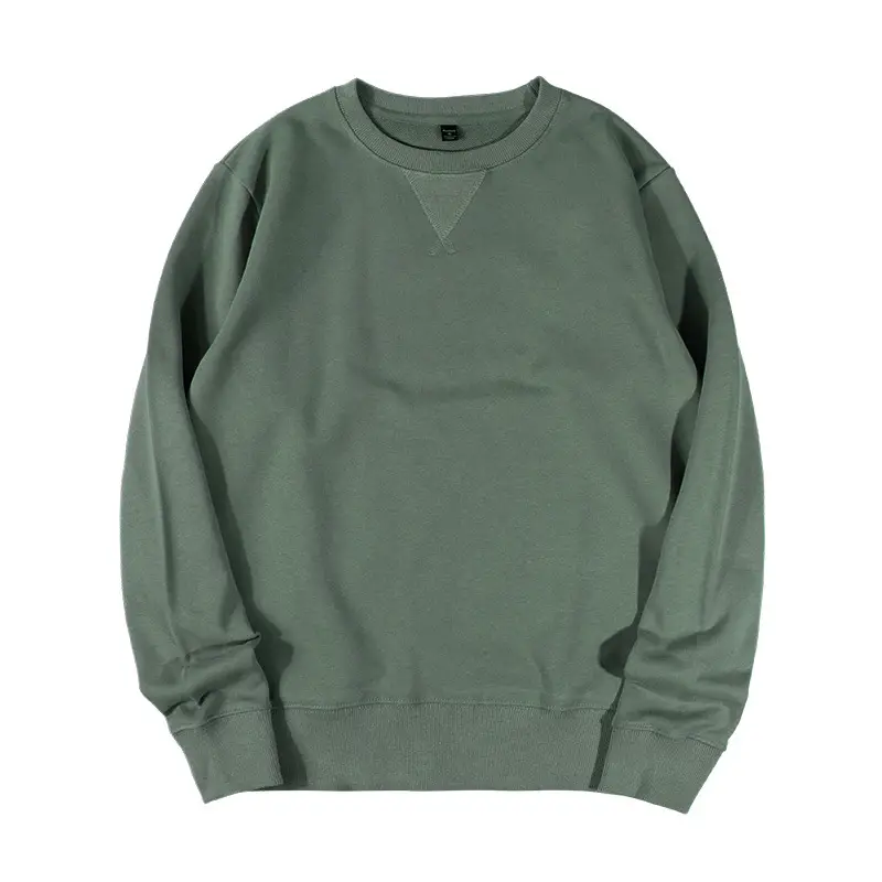 Brown Long Sleeve Crewneck Sweatshirt for Men Women