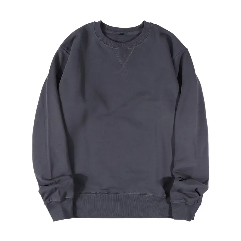 Brown Long Sleeve Crewneck Sweatshirt for Men Women
