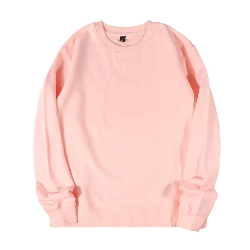 Brown Long Sleeve Crewneck Sweatshirt for Men Women