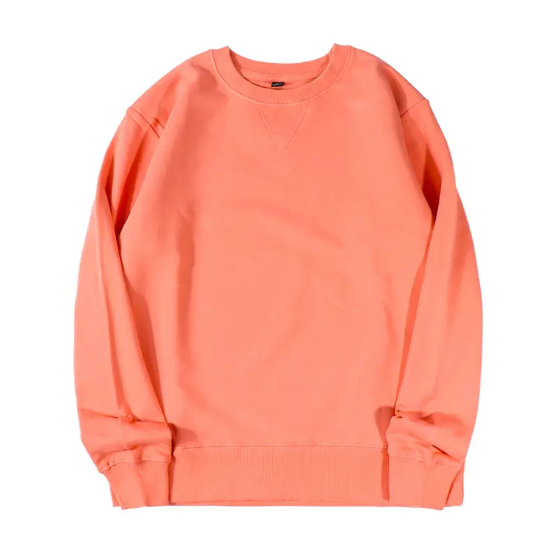 Brown Long Sleeve Crewneck Sweatshirt for Men Women