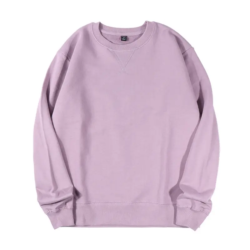 Brown Long Sleeve Crewneck Sweatshirt for Men Women