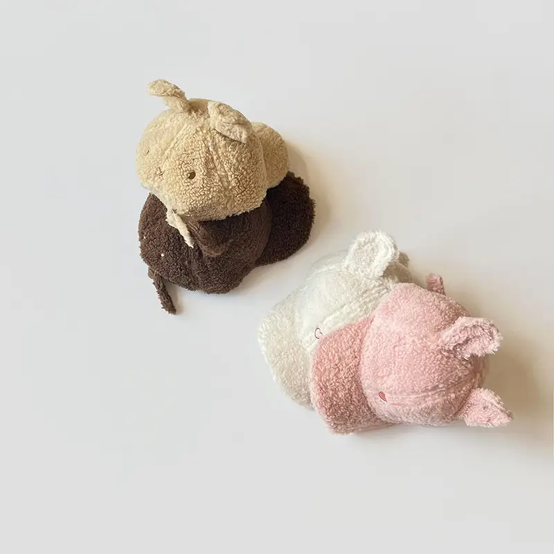 Autumn Rabbit Hat for Girls Warm Cap